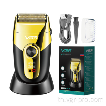 VGR V-383 Tondeuse เครื่องโกนหนวดไฟฟ้าแบบชาร์จไฟได้